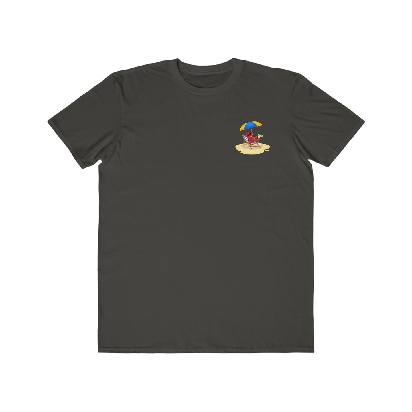 Men's Lightweight Fashion Tee Larry Umbrella with QR code (front & back logo)