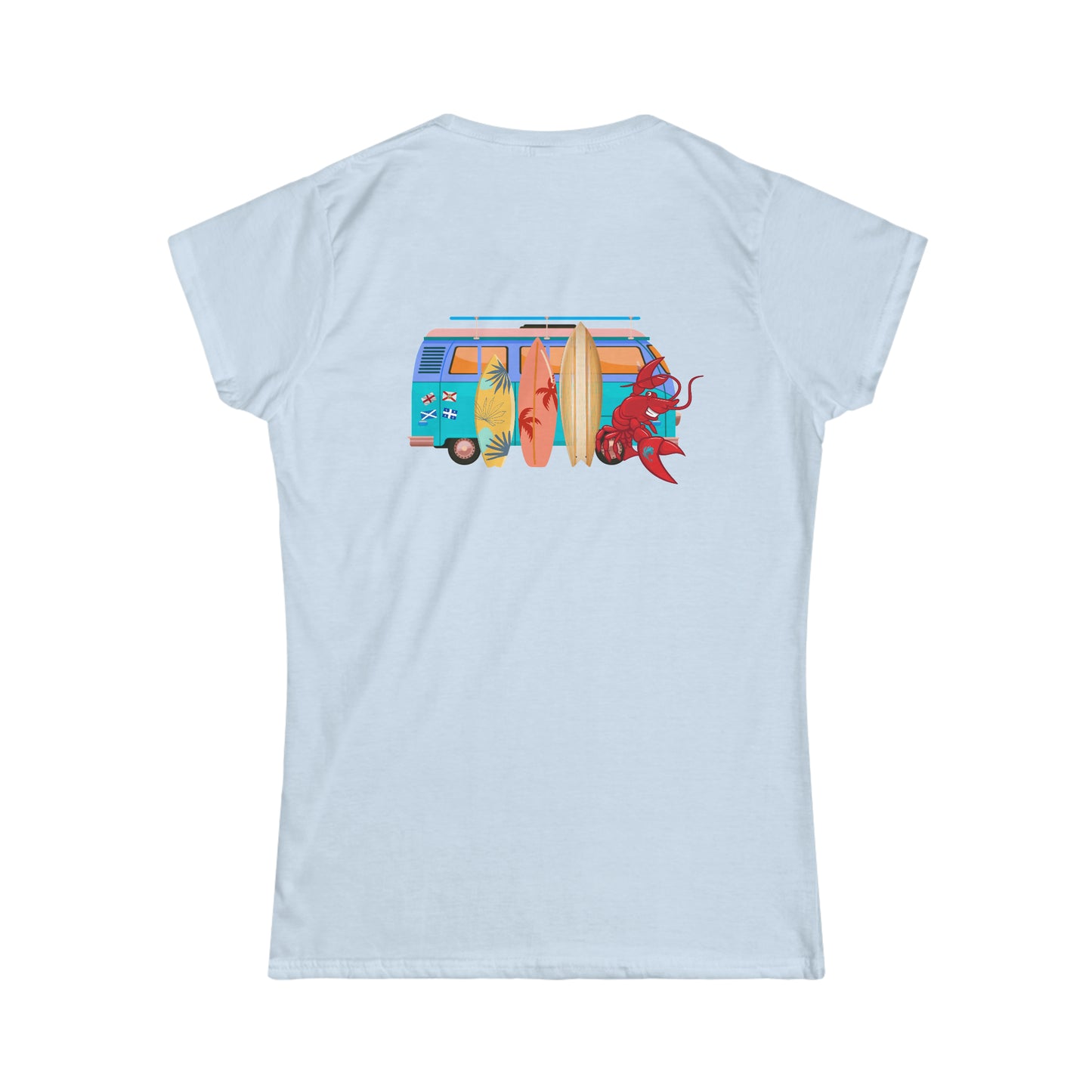 Women's Softstyle Tee Larry Van (front & back logo)