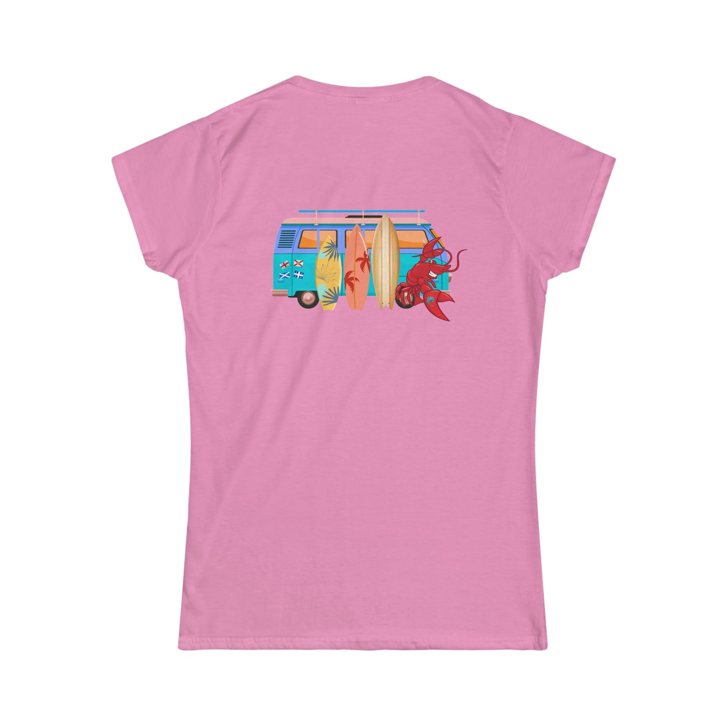 Women's Softstyle Tee Larry Van (front & back logo)