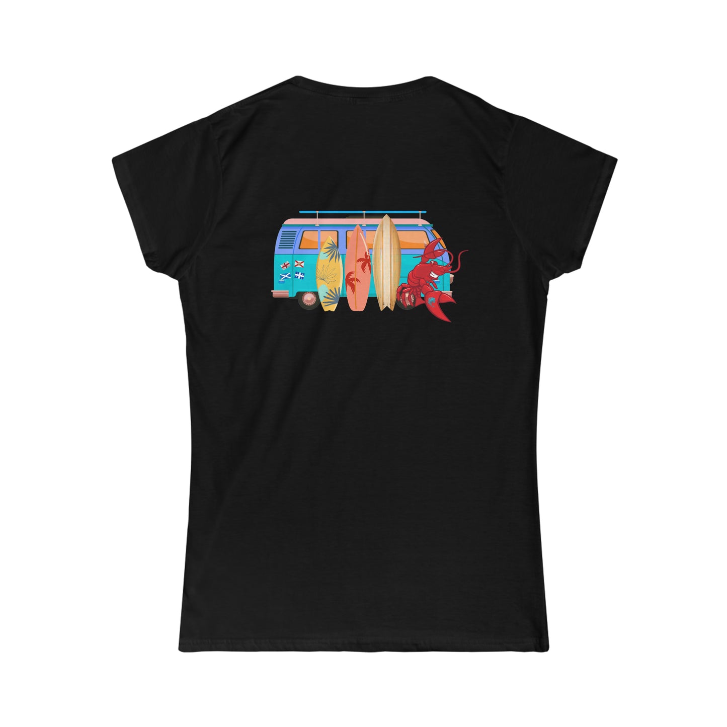 Women's Softstyle Tee Larry Van (front & back logo)