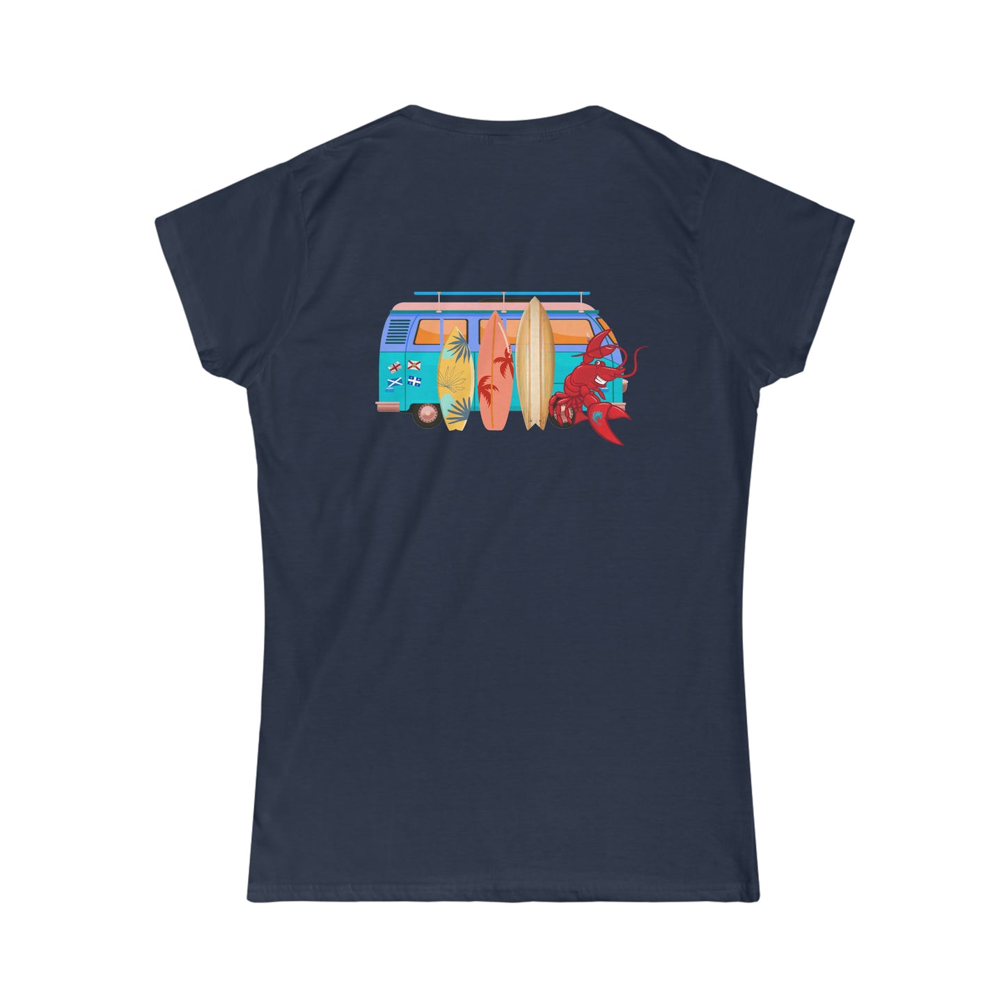 Women's Softstyle Tee Larry Van (front & back logo)
