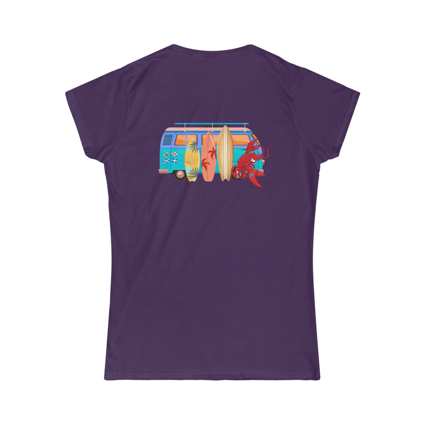 Women's Softstyle Tee Larry Van (front & back logo)