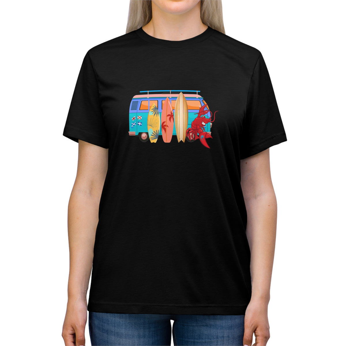 Unisex Triblend Tee Larry Van (front logo)