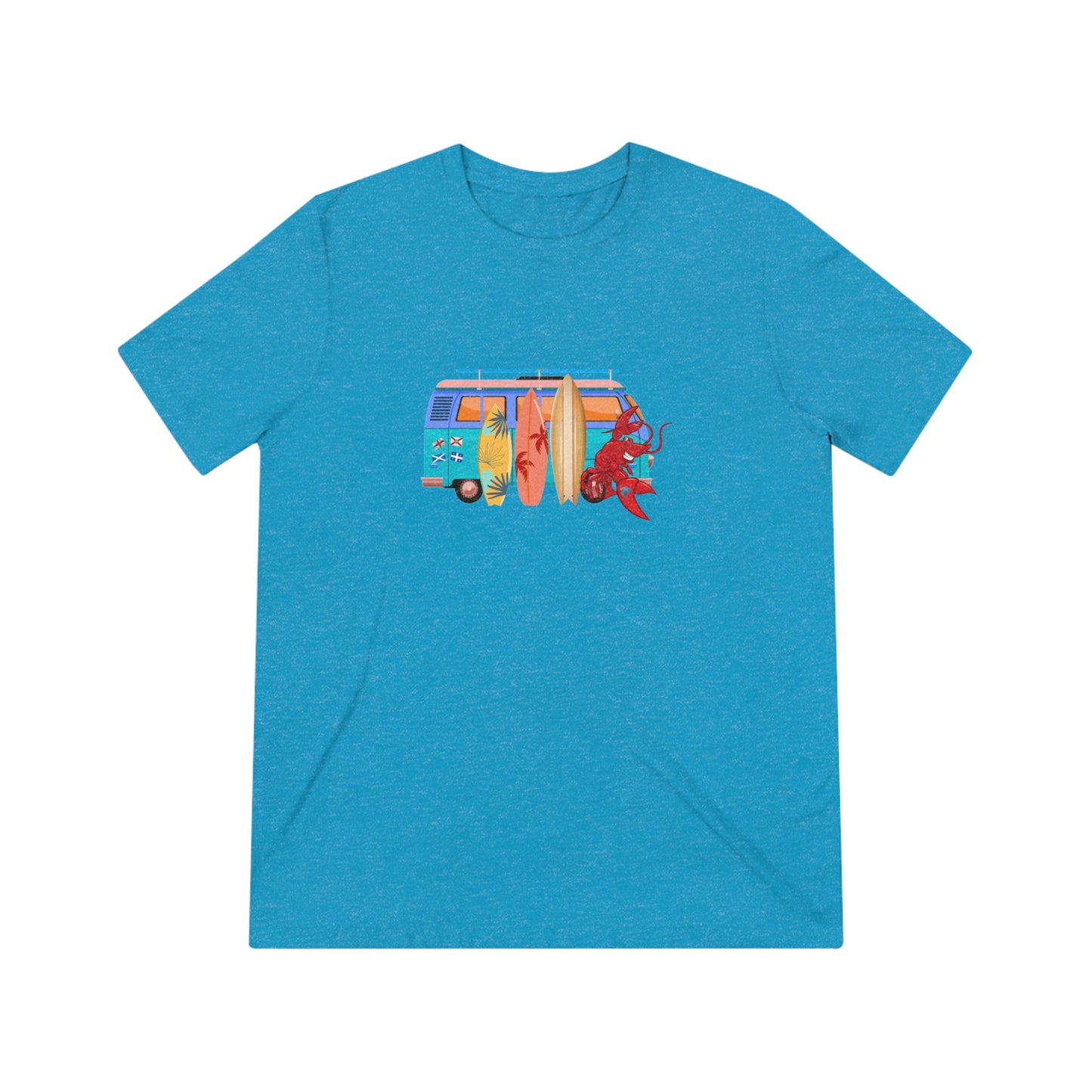 Unisex Triblend Tee Larry Van (front logo)