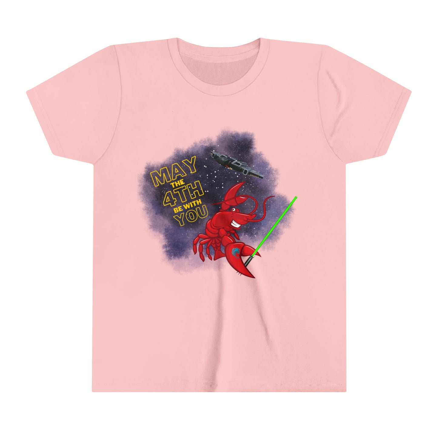 Youth Short Sleeve Tee Larry Star Wars Front logo