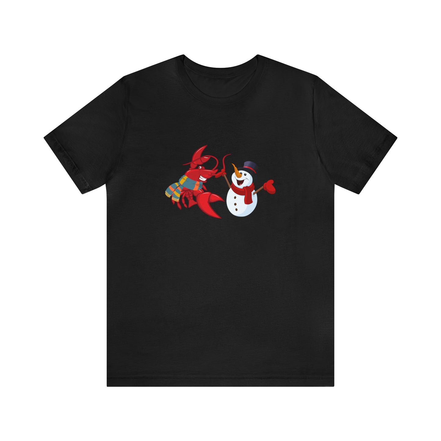 Unisex Jersey Short Sleeve Tee Larry & Snowman (front logo)