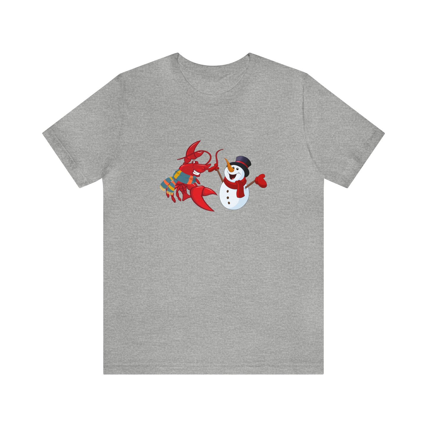 Unisex Jersey Short Sleeve Tee Larry & Snowman (front logo)