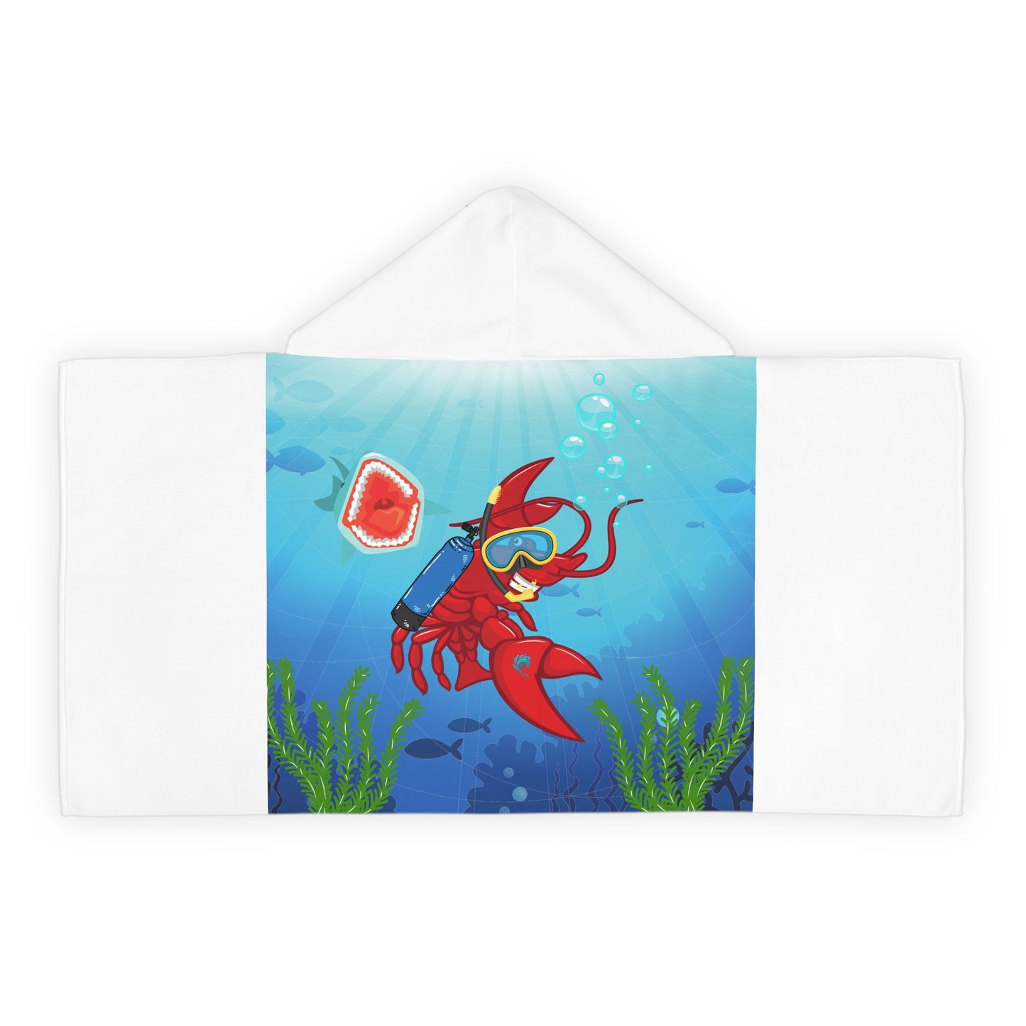 Youth Hooded Towel Larry Scuba