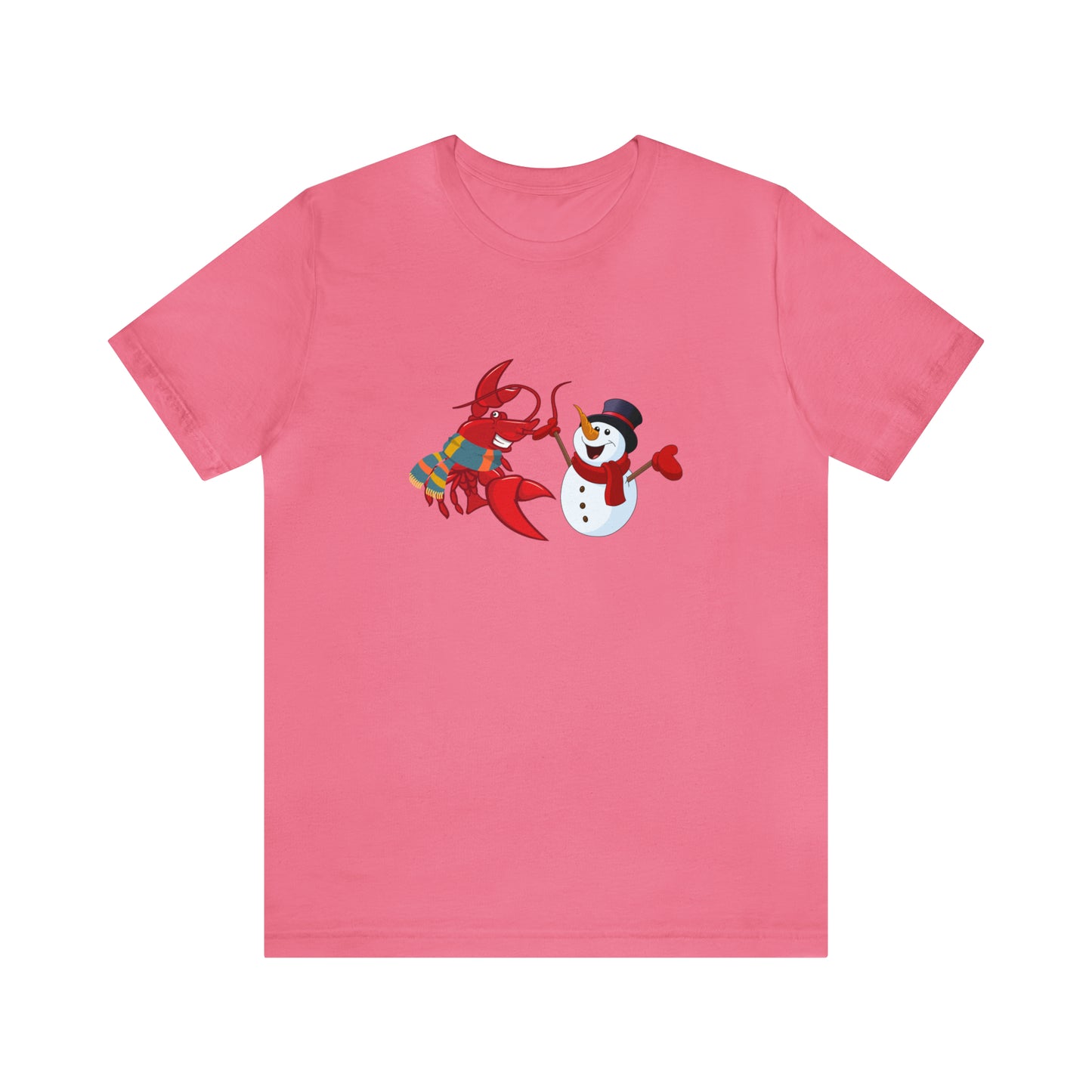 Unisex Jersey Short Sleeve Tee Larry & Snowman (front logo)