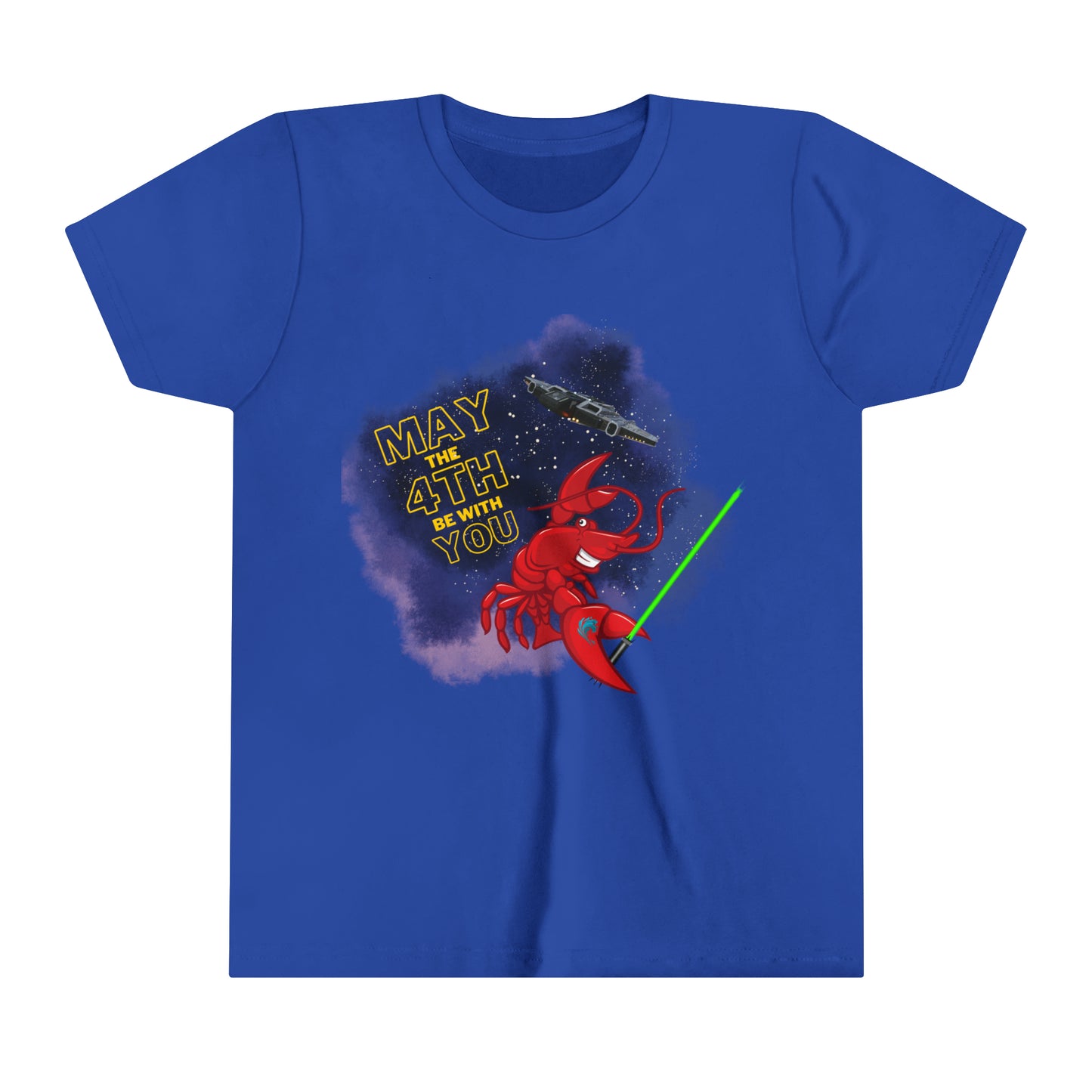 Youth Short Sleeve Tee Larry Star Wars Front logo