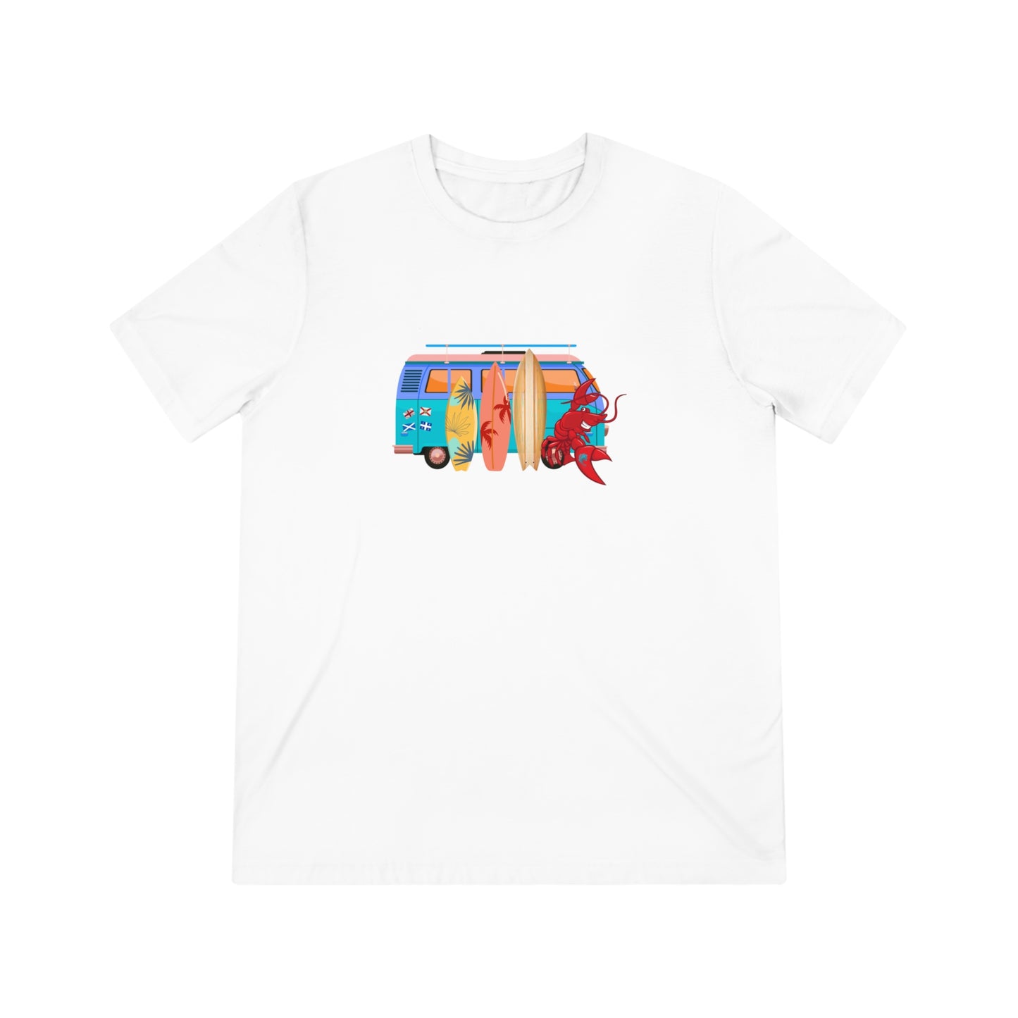 Unisex Triblend Tee Larry Van (front logo)
