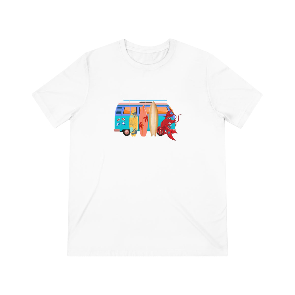 Unisex Triblend Tee Larry Van (front logo)