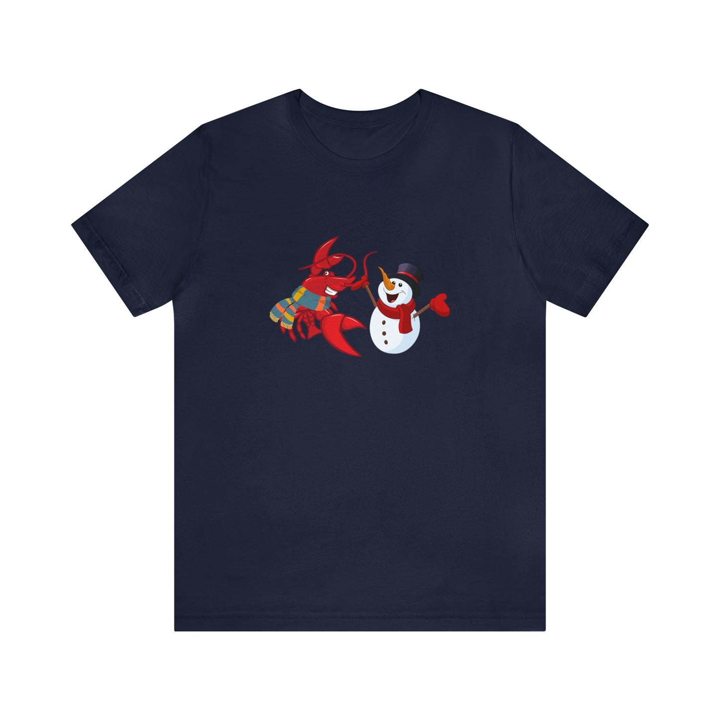 Unisex Jersey Short Sleeve Tee Larry & Snowman (front logo)