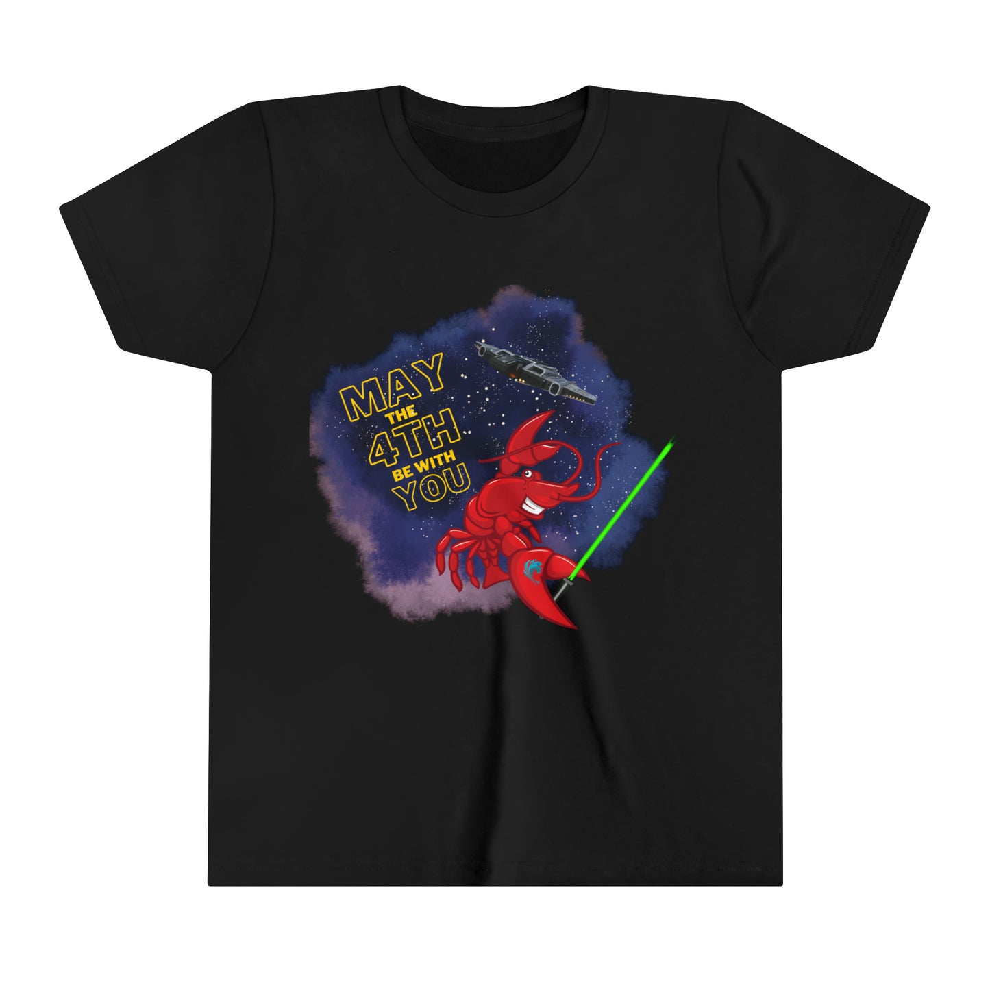 Youth Short Sleeve Tee Larry Star Wars Front logo
