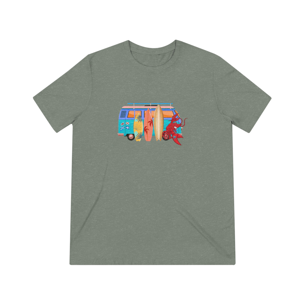 Unisex Triblend Tee Larry Van (front logo)
