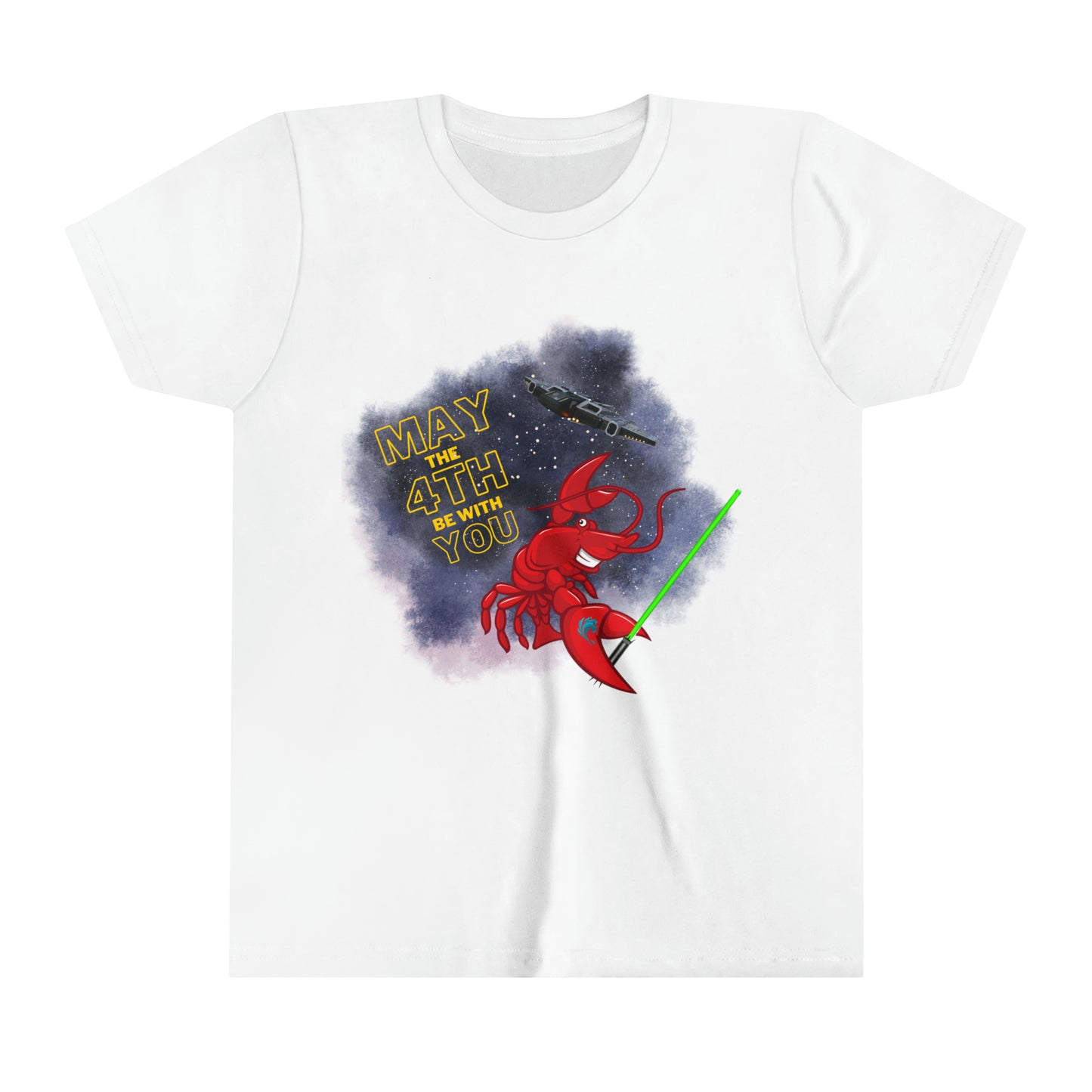 Youth Short Sleeve Tee Larry Star Wars Front logo