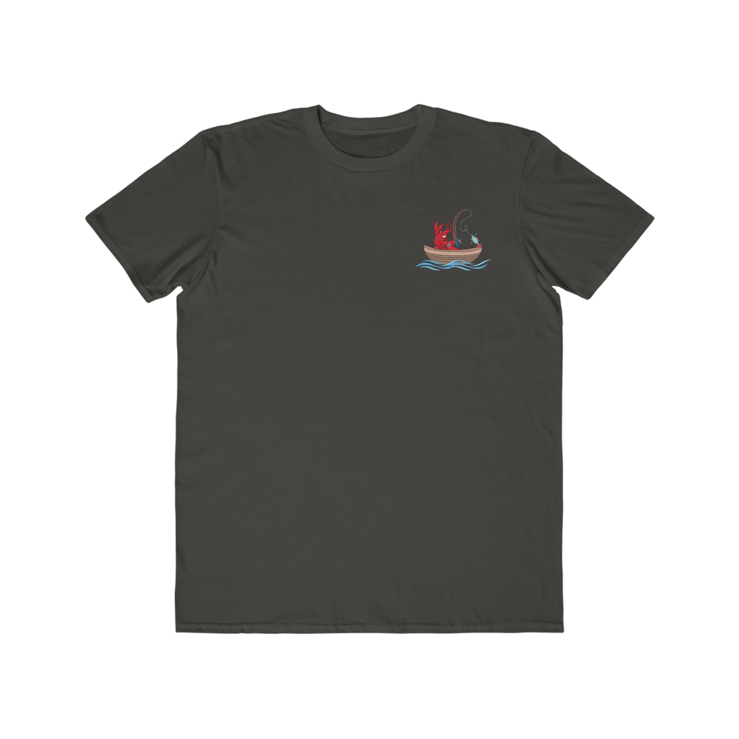 Men's Lightweight Fashion Tee Larry Fishing (front & back logo)