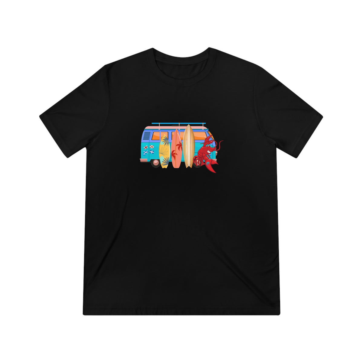 Unisex Triblend Tee Larry Van (front logo)