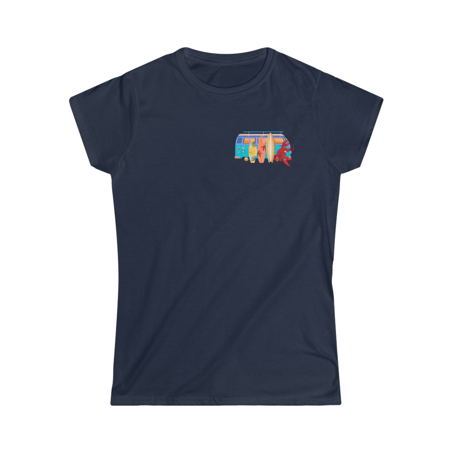 Women's Softstyle Tee Larry Van (front & back logo)