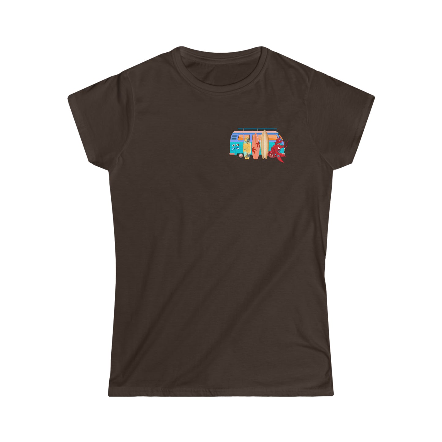 Women's Softstyle Tee Larry Van (front & back logo)