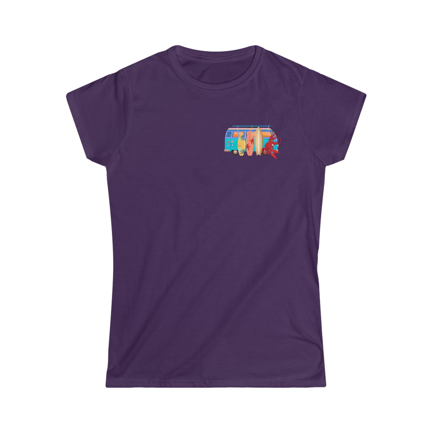 Women's Softstyle Tee Larry Van (front & back logo)