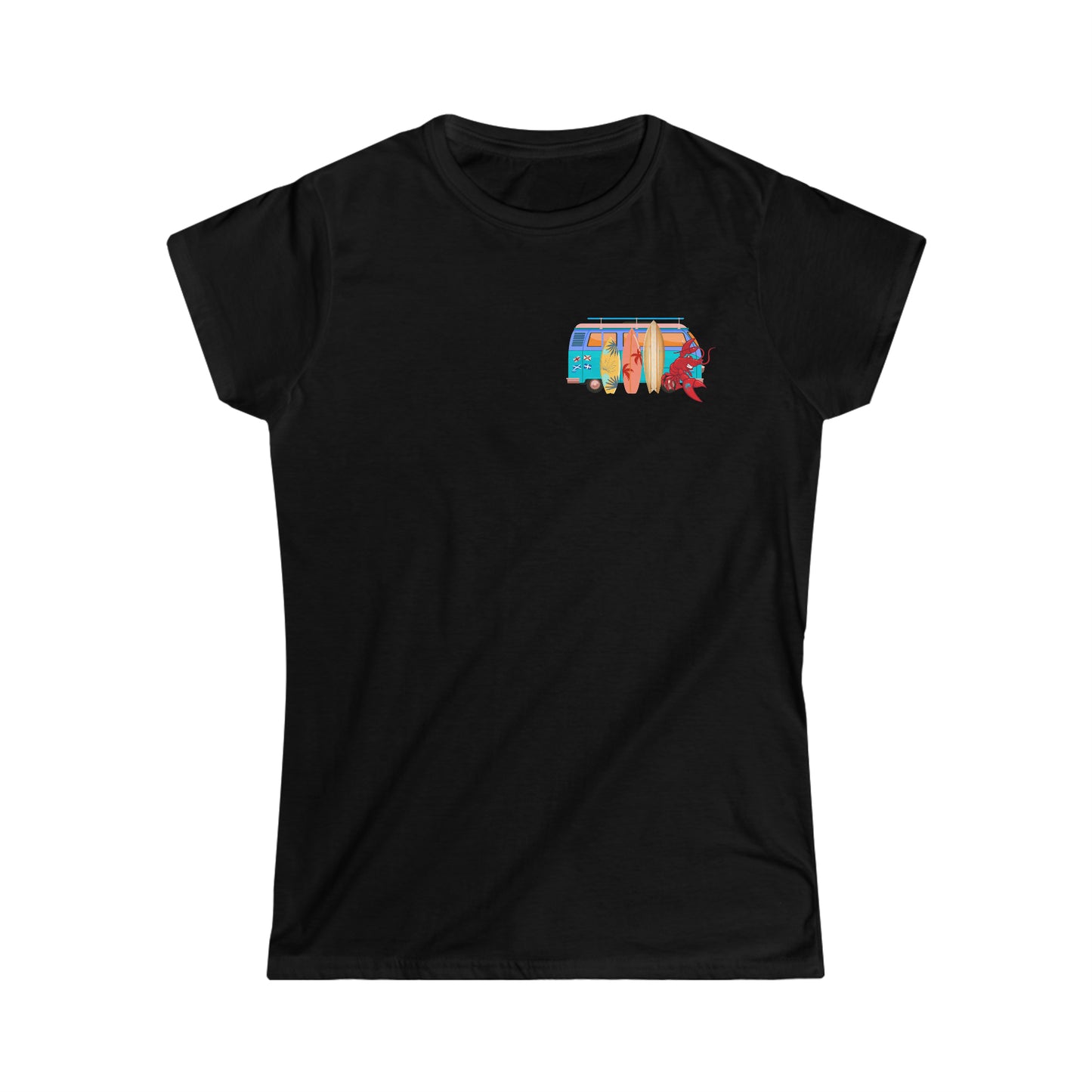 Women's Softstyle Tee Larry Van (front & back logo)