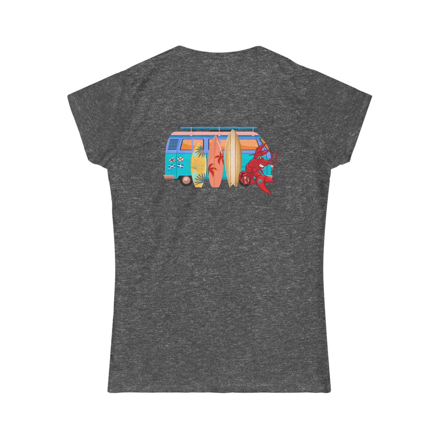 Women's Softstyle Tee Larry Van (front & back logo)