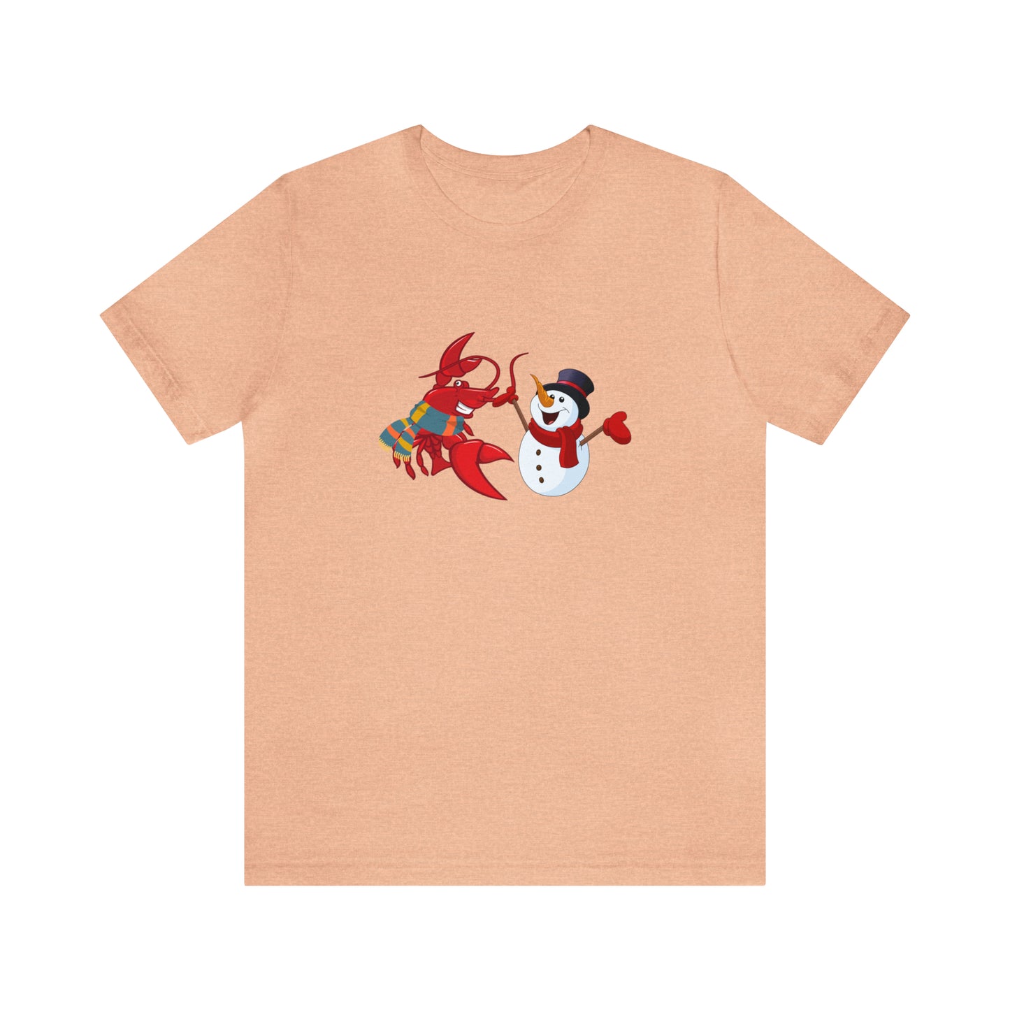 Unisex Jersey Short Sleeve Tee Larry & Snowman (front logo)