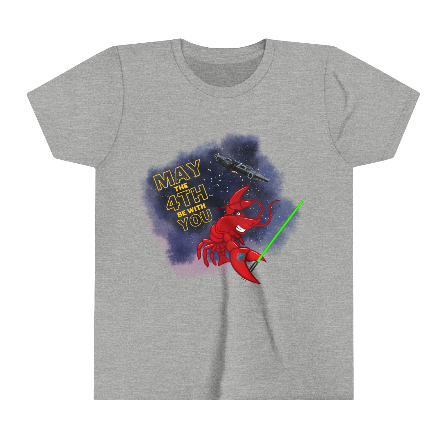 Youth Short Sleeve Tee Larry Star Wars Front logo