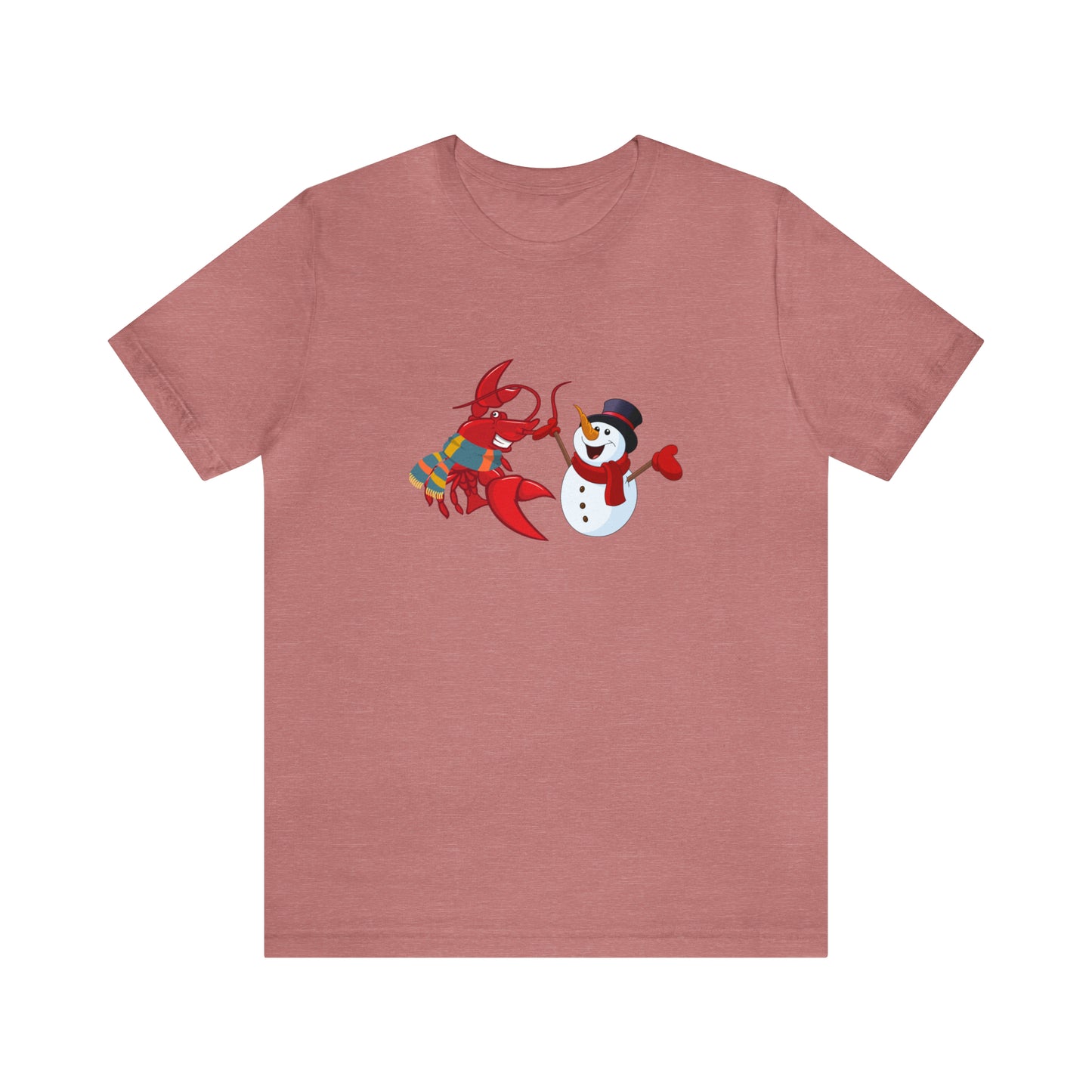 Unisex Jersey Short Sleeve Tee Larry & Snowman (front logo)