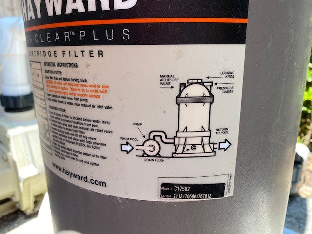 FilterFit™ Cover for Hayward® Star Clear™ Plus C-1750