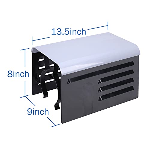 Pool Pump Covers for Outside Units - ABS Adjustable Pool Pump Motor Cover - Swimming Pool Motor Cover for Above Ground Protection