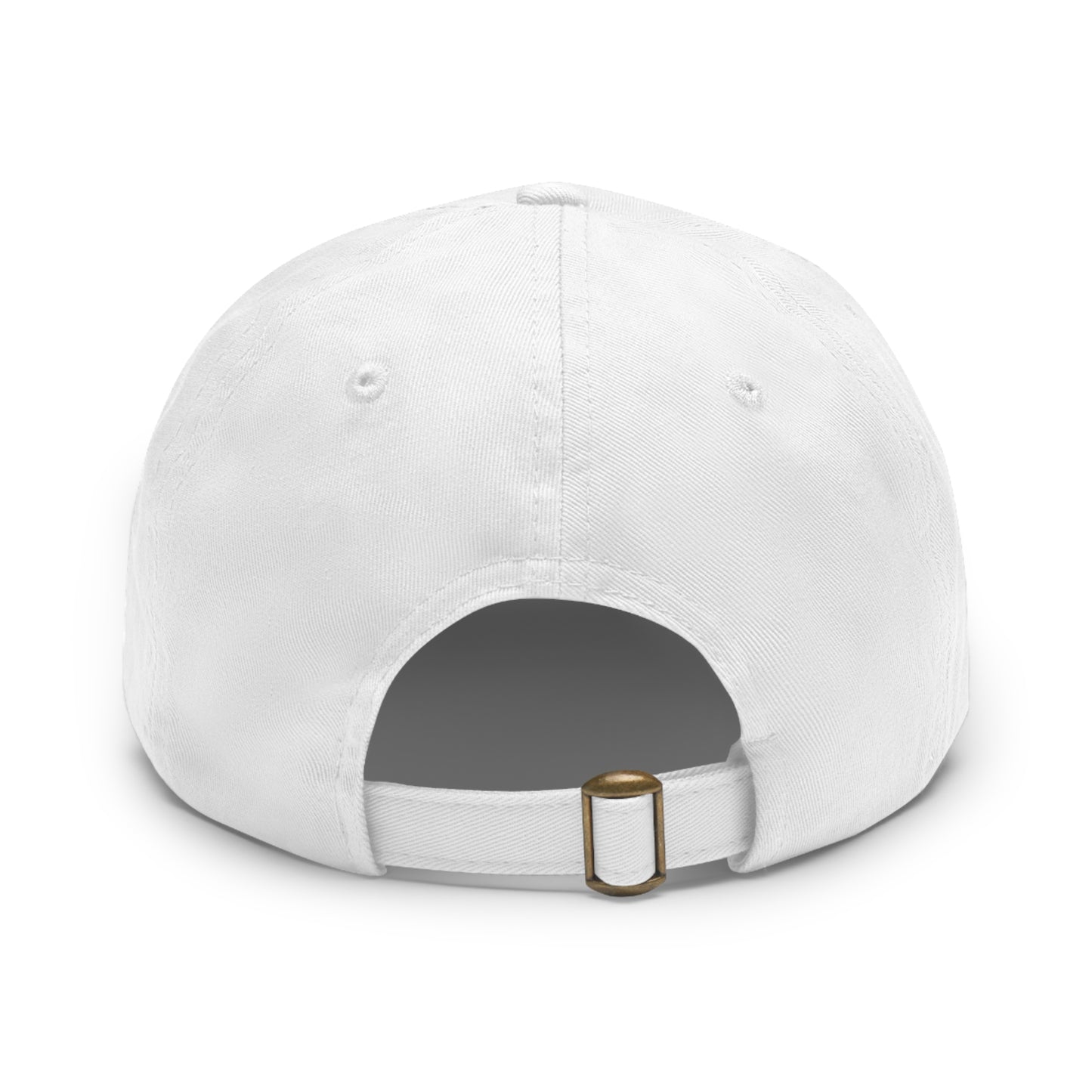 Dad Hat with Leather Patch (Rectangle) Larry Van