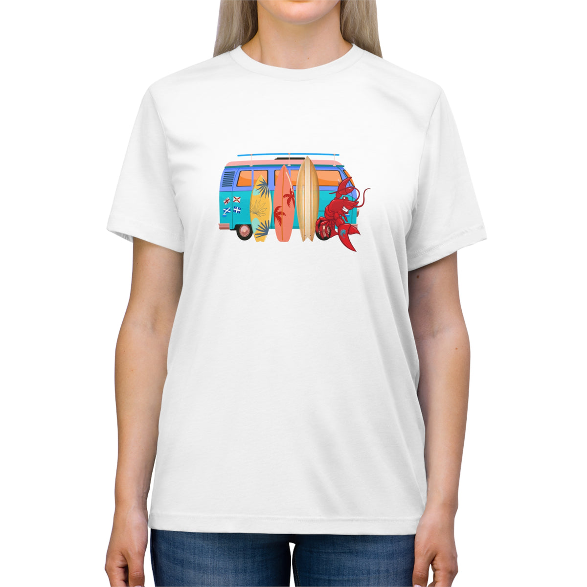 Unisex Triblend Tee Larry Van (front logo)
