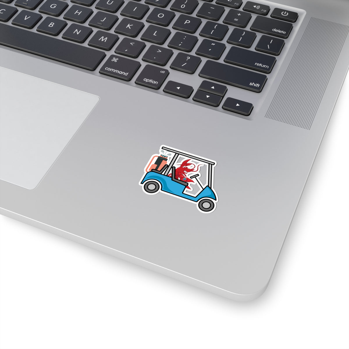 Kiss-Cut Stickers Larry Golf Cart