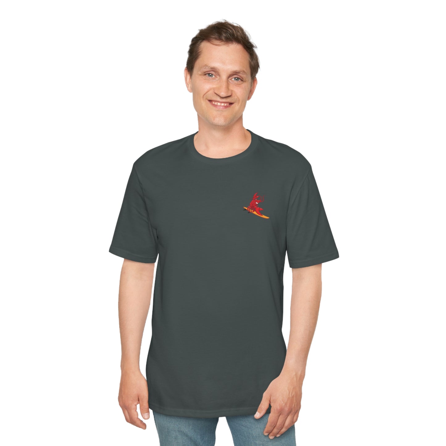 Perfect Weight® Tee Larry Surfing wave (front and back logo)