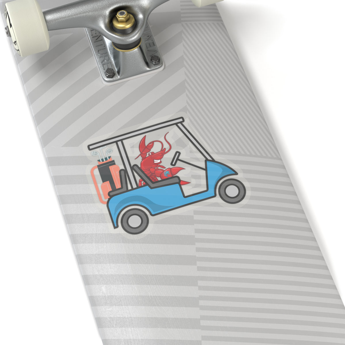 Kiss-Cut Stickers Larry Golf Cart