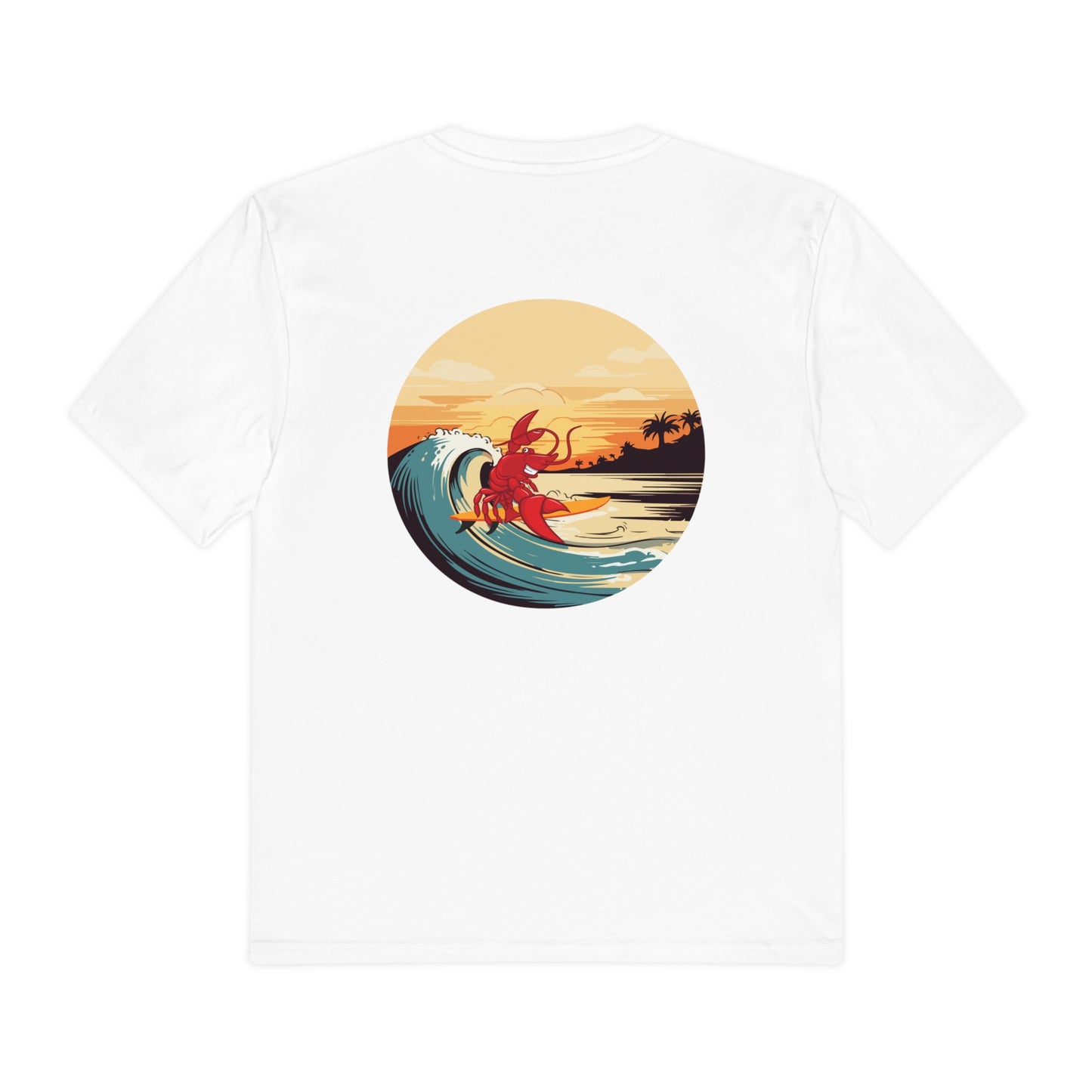 Perfect Weight® Tee Larry Surfing wave (front and back logo)