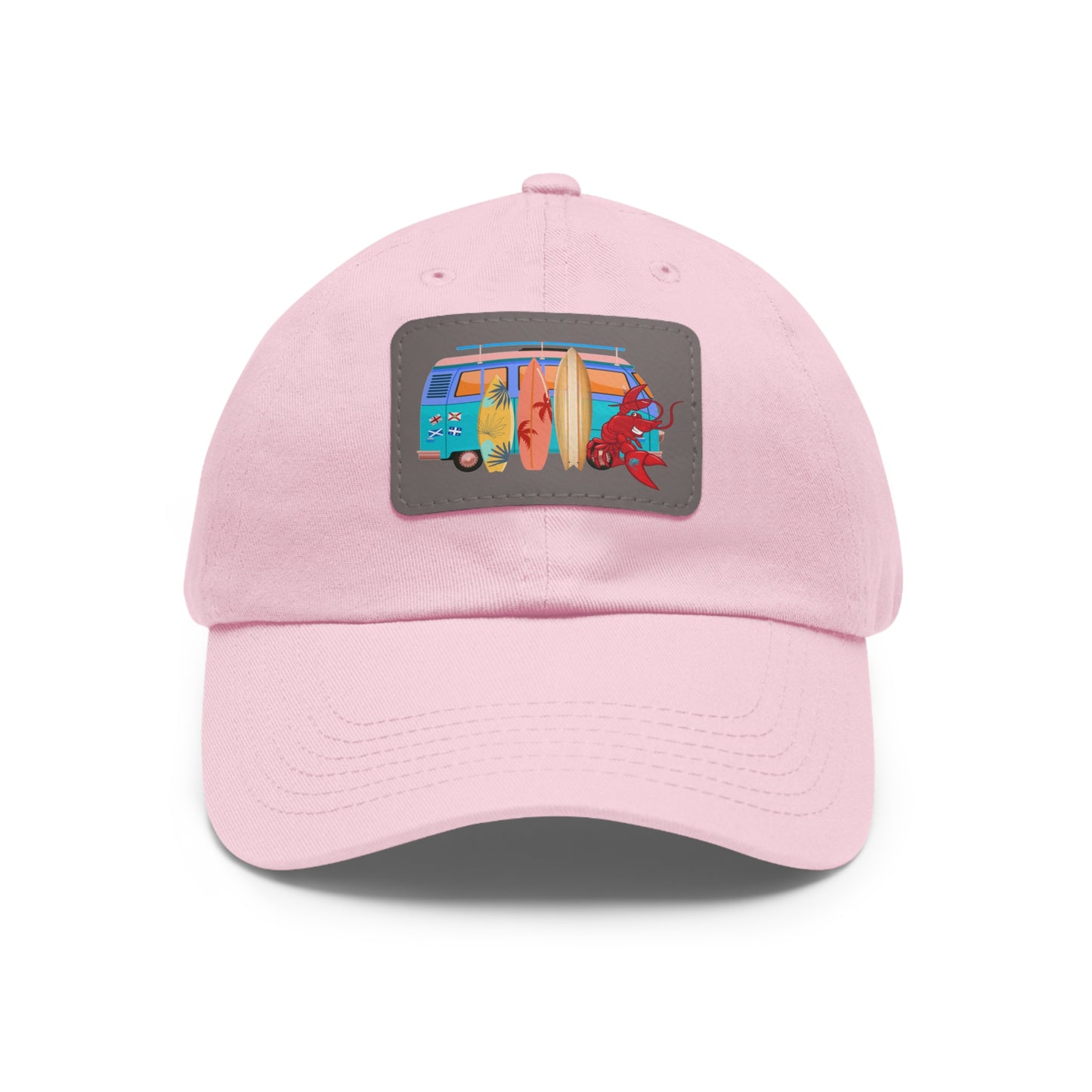 Dad Hat with Leather Patch (Rectangle) Larry Van