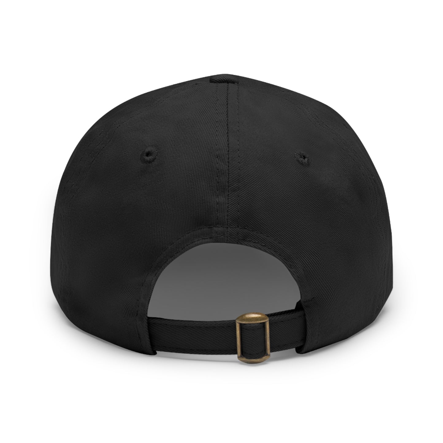 Dad Hat with Leather Patch (Rectangle) Larry Van