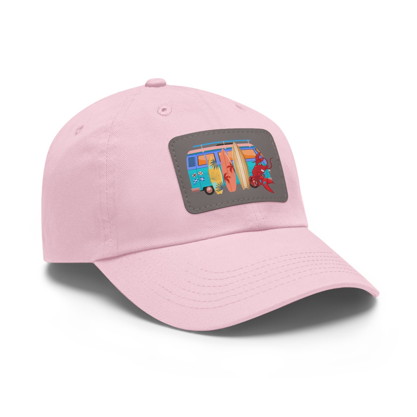 Dad Hat with Leather Patch (Rectangle) Larry Van