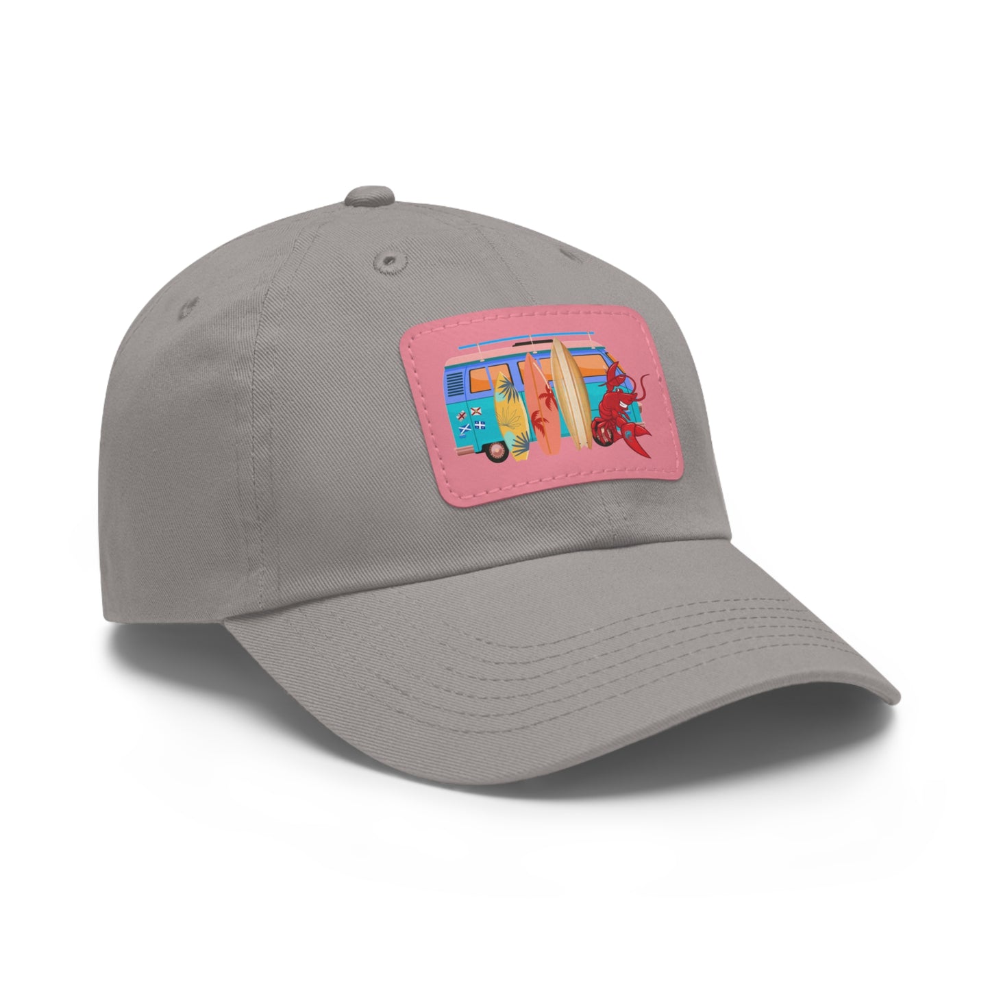 Dad Hat with Leather Patch (Rectangle) Larry Van