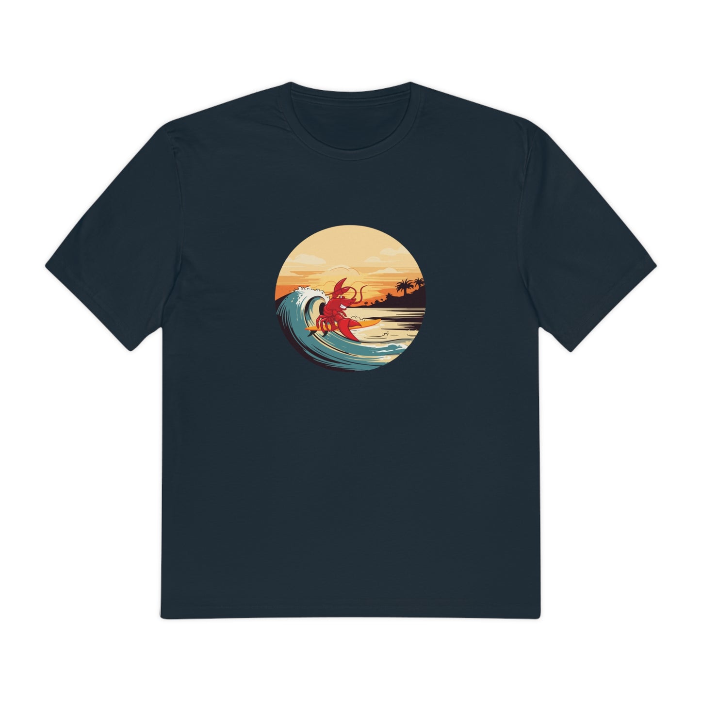 Perfect Weight® Tee Larry Surfing wave (front logo)