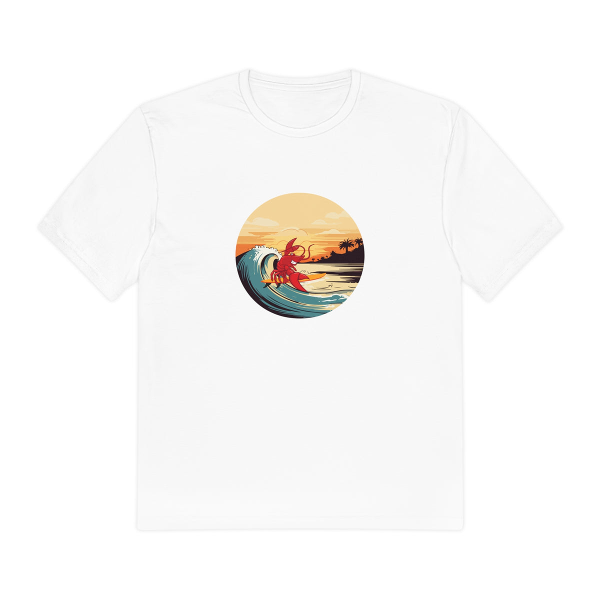 Perfect Weight® Tee Larry Surfing wave (front logo)