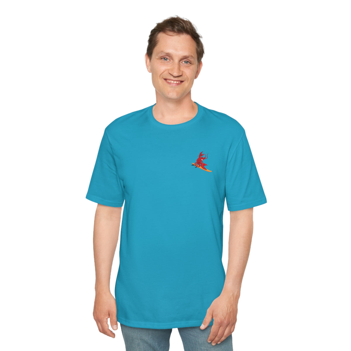 Perfect Weight® Tee Larry Surfing wave (front and back logo)