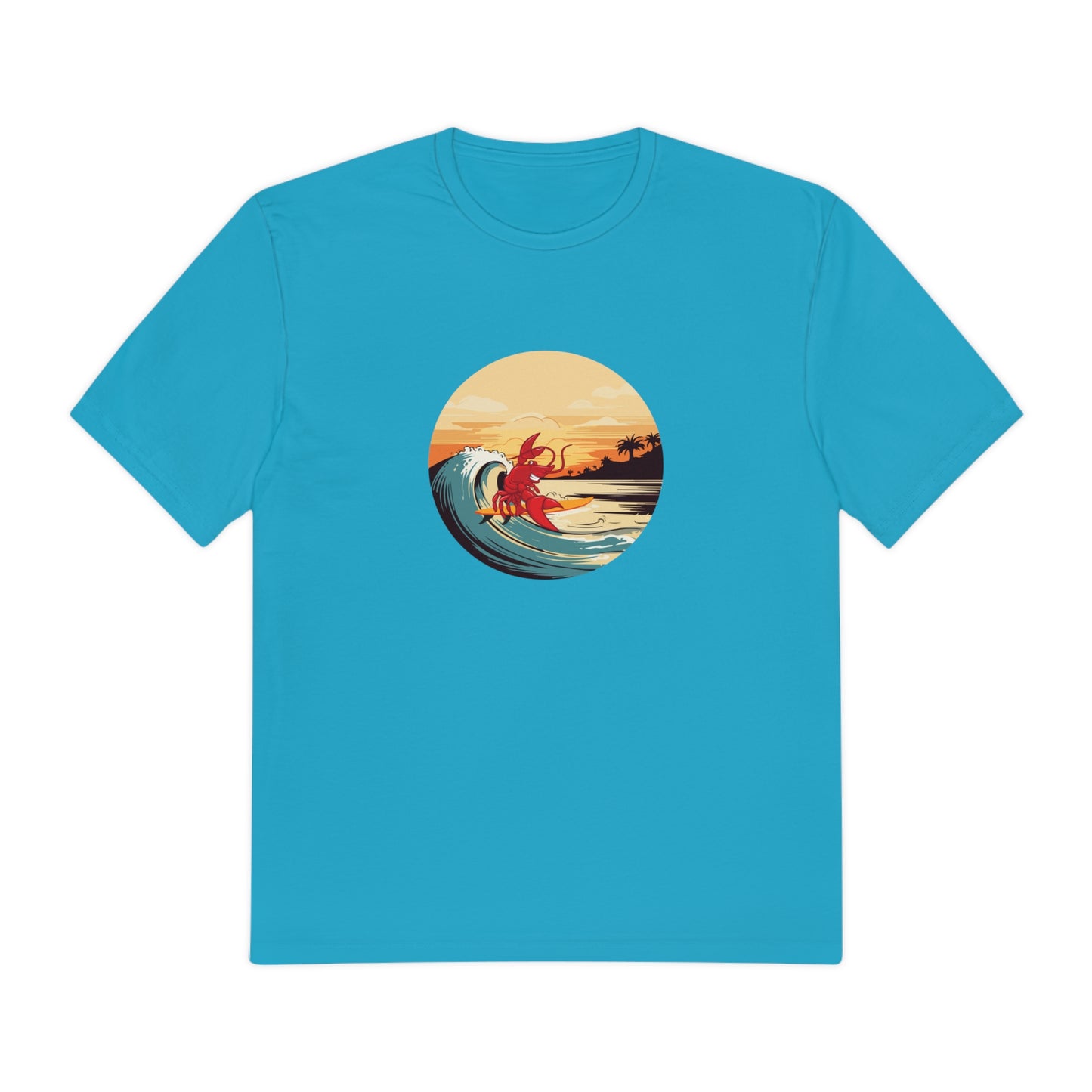 Perfect Weight® Tee Larry Surfing wave (front logo)